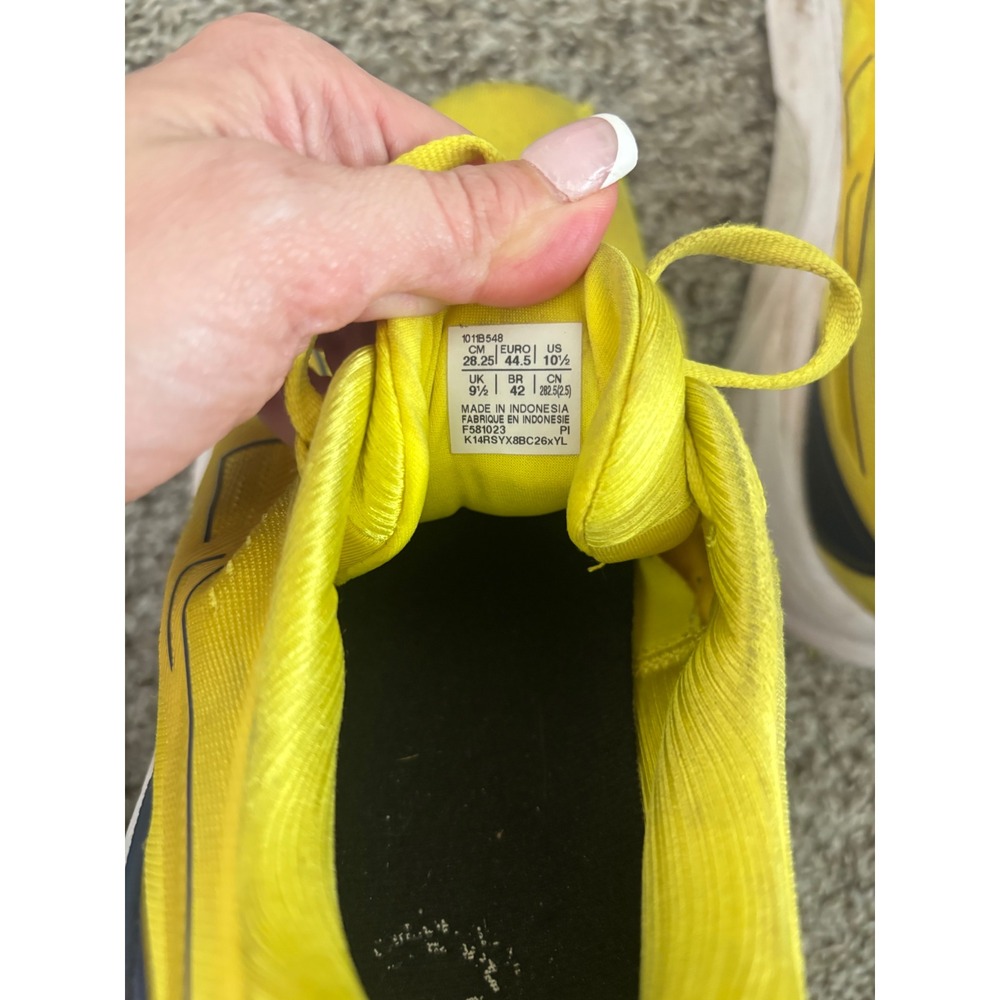 Asics Gel-Kayano 30 Mens Running Shoes Yellow Navy 1011B548 Size 10.5 - Picture 7 of 8
